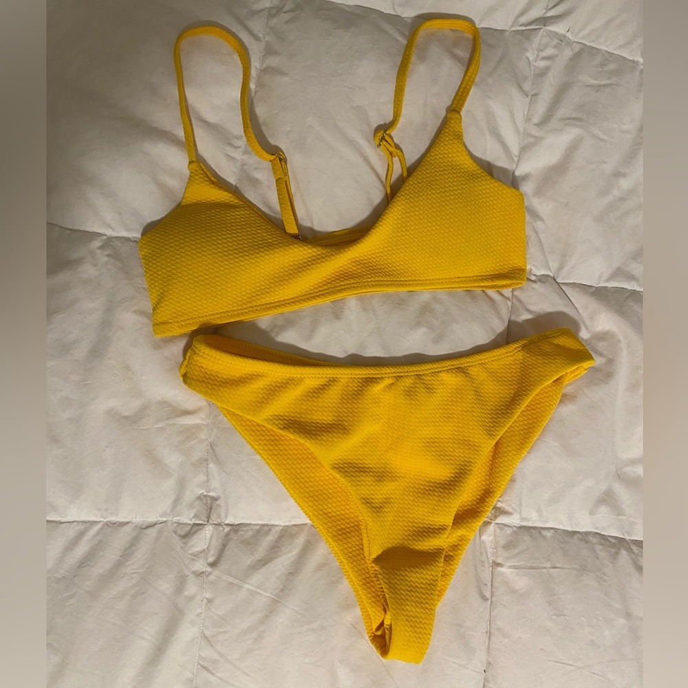 Yellow bikini